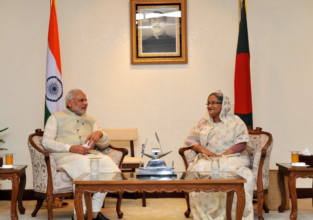 One on one meeting between the prime minister shri narendra modi and the prime minister of banglades.jpeg